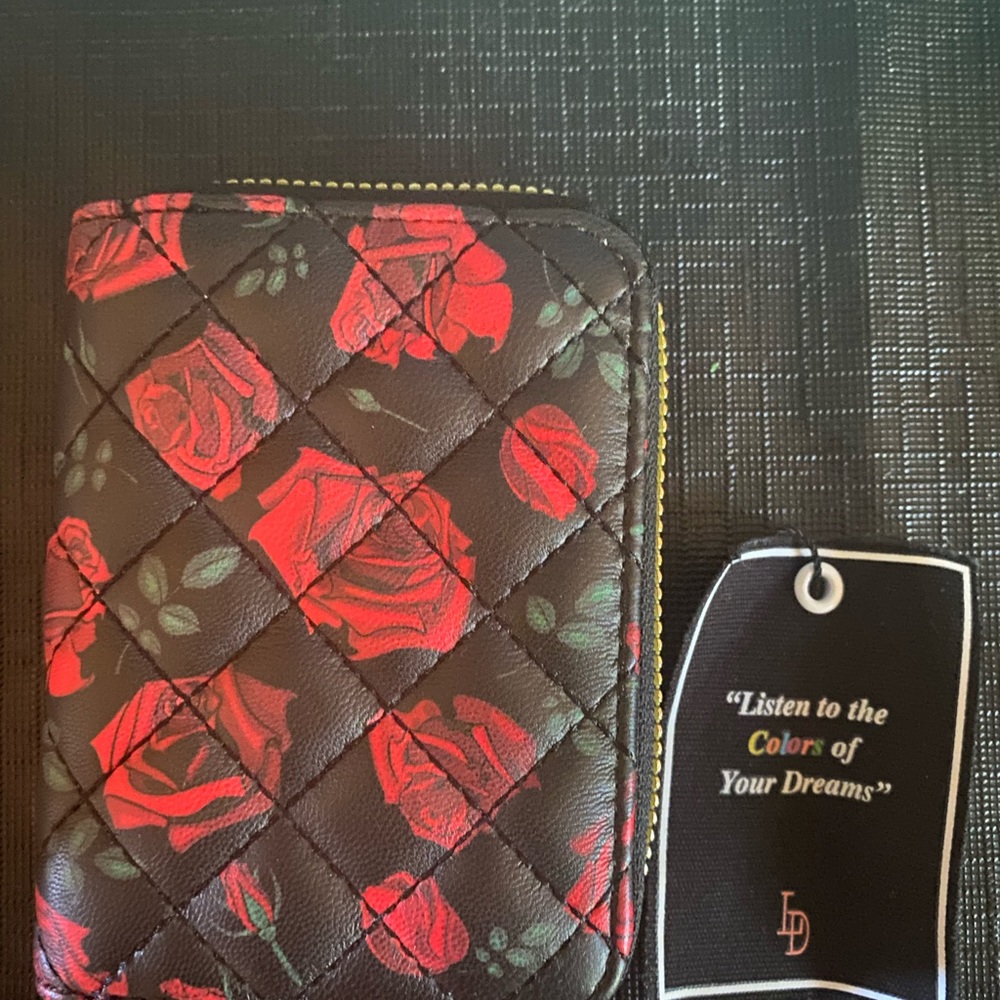 Rose Patterned Wallet